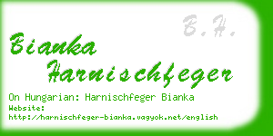 bianka harnischfeger business card
